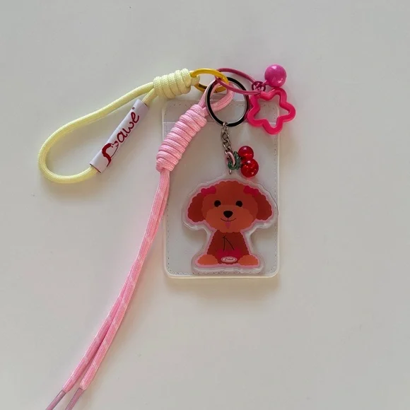 🍒 Handmade Poodle Card & Key Holder - Picture 4 of 10